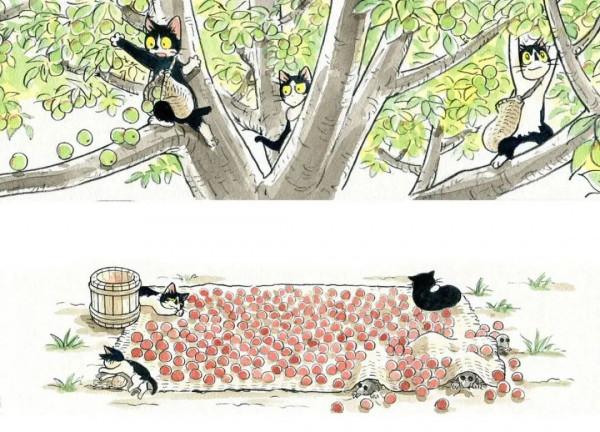 貓貓的一天，煮飯釣魚還有種菜？