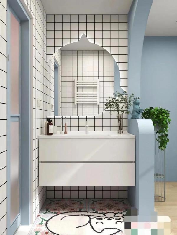 馬卡龍色衛浴，超級好看