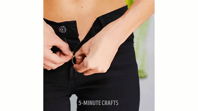 衣服拉鍊壞了別擔心，一根吸管就修復，太省事啦