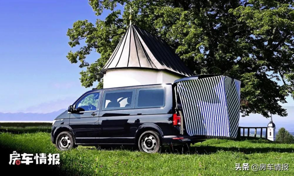 新款大眾T6露營車，內飾極簡風格顏值高，適合年輕夫妻還有衣帽間