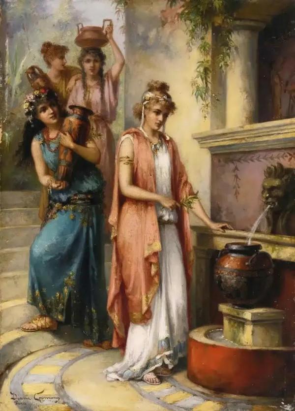 皮埃爾&CenterDot;奧利維爾&CenterDot;約瑟夫&CenterDot;庫曼斯油畫作品欣賞