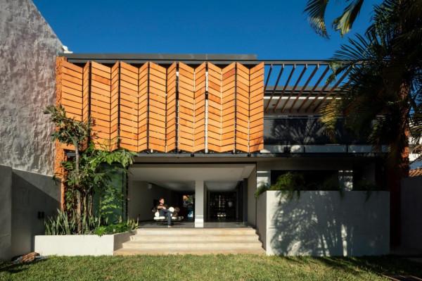 巴拉圭的陶瓷屏風別墅