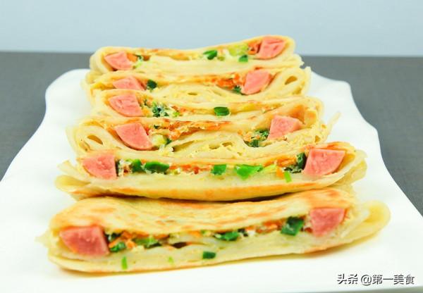 廚師長分享灌餅的新做法，沒有任何技巧難度，比街邊賣的還好吃