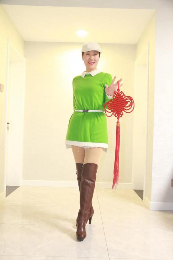 半長不短的毛衫可以這樣穿