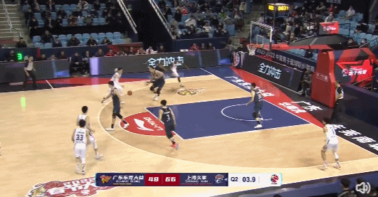 王哲林18+7生涯總得分超馬布裡 上海力克廣東終結對手4連勝