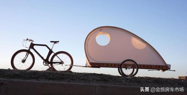 露營達人研製腳踏車拖車,不到400塊完成說走就走的房車旅行 露營達人研製腳踏車拖車,不到400塊完成說走就走的房車旅行