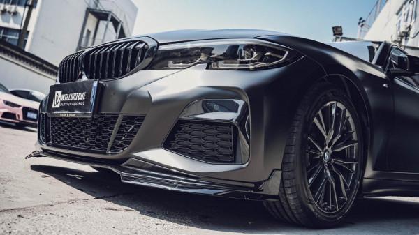 超帥低趴黑武士！寶馬3系貼TMD電光金屬黑