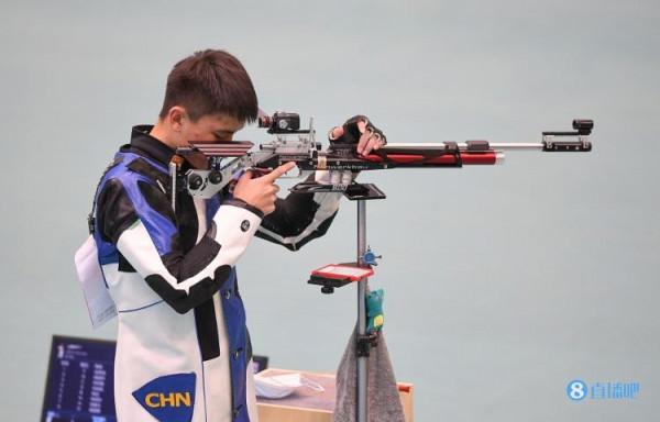 張常鴻以0.1環優勢奪步槍3姿金牌 達成奧運全運雙冠王