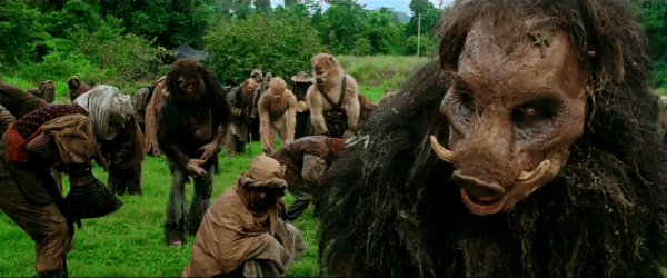 《合金彈頭》輻射導致變異的巨型生物，海鰻逃走後被神秘力量控制