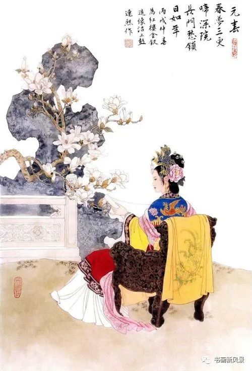 把24節氣，畫成紅樓美人