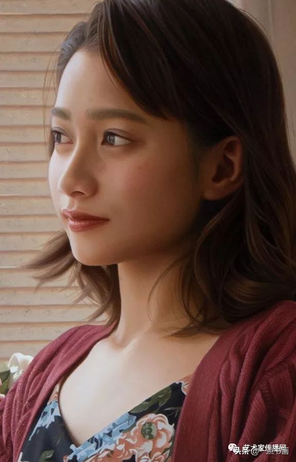 日本 岡靖知 寫實作品欣賞