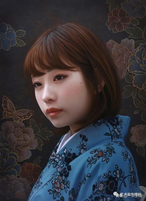日本 岡靖知 寫實作品欣賞