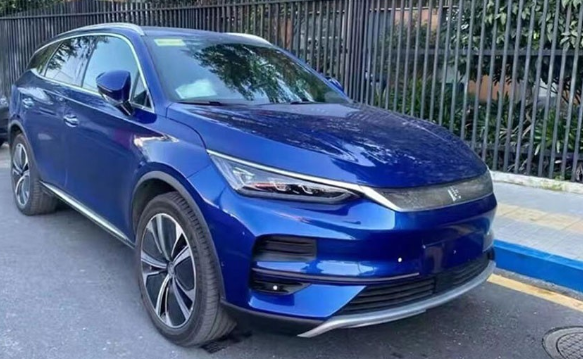 全新比亞迪唐EV實車圖曝光，動力大減，續航大增