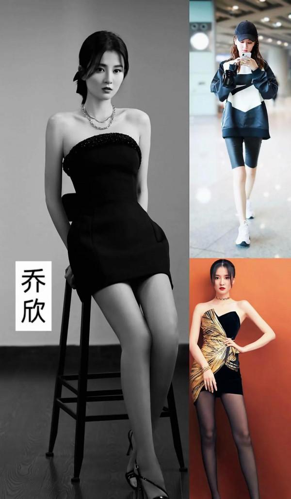 當女明星穿黑絲襪