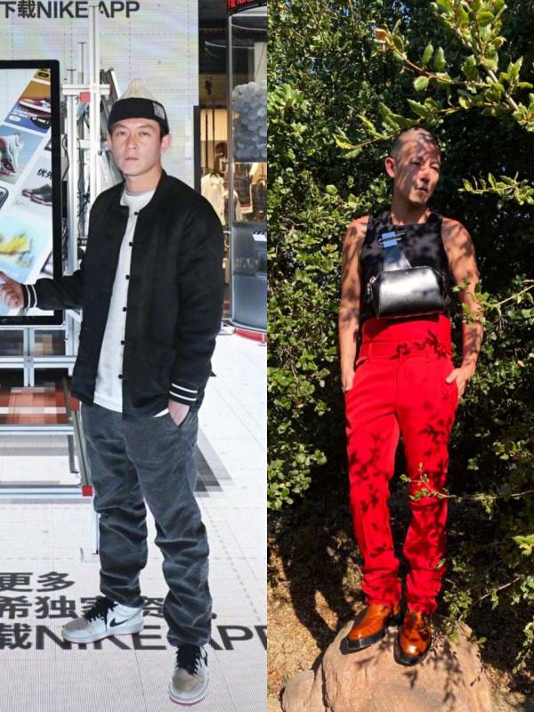 陳冠希人到中年顏值慘跌，攜妻女看球賽成大叔，但穿衣仍又痞又帥