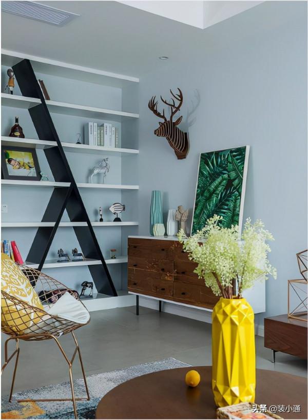 裝修效果圖/藍色格調,混搭風格的住宅 裝修效果圖/藍色格調,混搭風格的住宅