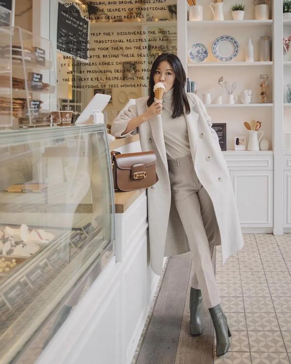 冬天穿褲子，就要配短靴