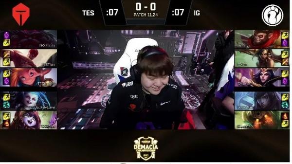 「威客電競LOL」TES 3-0 iG，挺進決賽