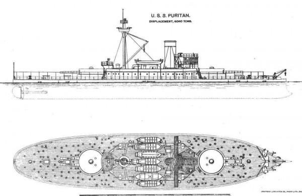19世紀美國的淺水重炮艦-莫尼特鐵甲艦