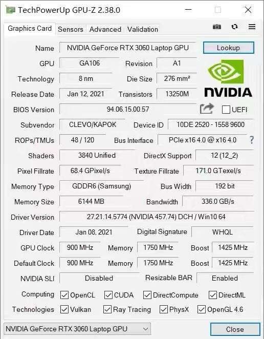 配置全面提升，NVIDIA GeForce RTX 3060帶來全新體驗