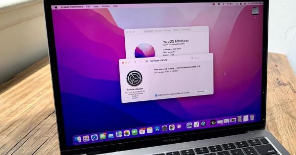 有bug，蘋果macOS Monterey系統
