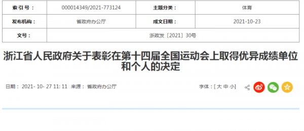 浙江省勞動模範！楊倩又有新頭銜了