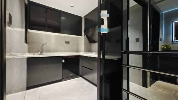 130㎡現代風，高階黑白灰，超通透客餐廳，這新房太A了吧