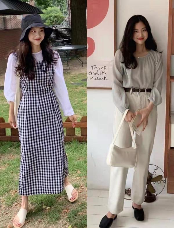 早秋這麼穿長裙、褲子！打造出一種輕熟感，氣質立馬顯出來