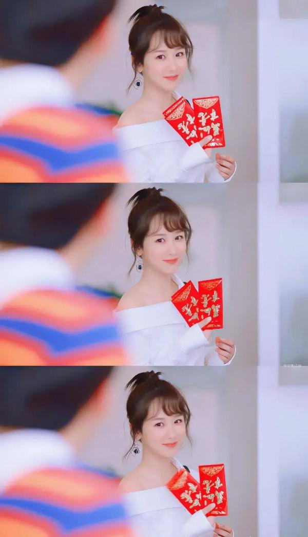 喜慶活潑的楊紫，可愛出現了