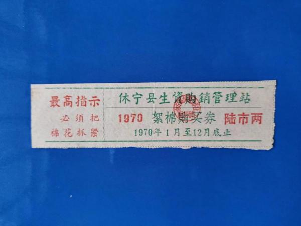 歷史的追憶——布票