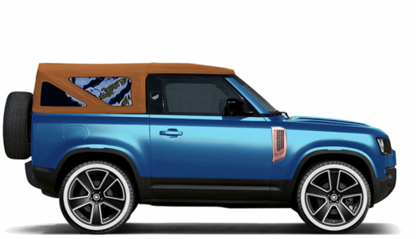 多種顏色可選，敞篷才是性感！路虎全新衛士90敞篷版