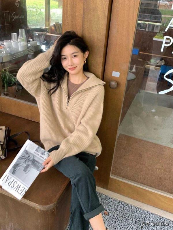 今年火了一種單品,叫“半拉鍊毛衣”,簡約高階又顯氣質,太美 今年火了一種單品,叫“半拉鍊毛衣”,簡約高階又顯氣質,太美