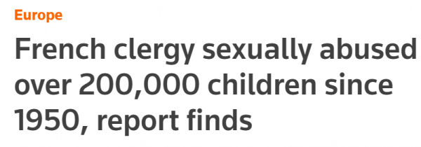 21萬孩童遭侵犯!教會三千禽獸施暴70年,最後只有下跪道歉? 21萬孩童遭侵犯!教會三千禽獸施暴70年,最後只有下跪道歉?