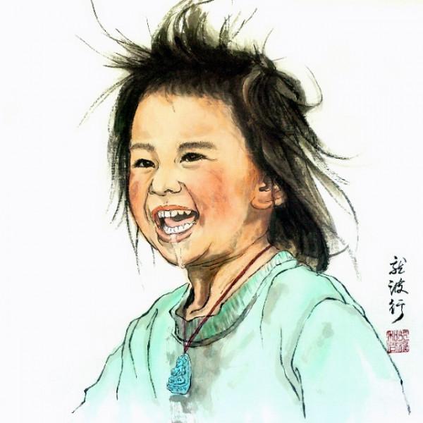 業餘畫家龍波行、作品精湛很正點