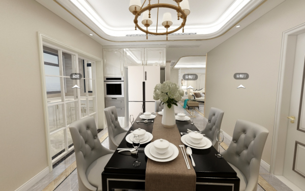 吾悅華府|104平歐式風格,打造優雅簡約的家 吾悅華府|104平歐式風格,打造優雅簡約的家