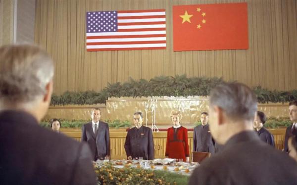 1972年尼克松訪華四場宴會選單及現場照片