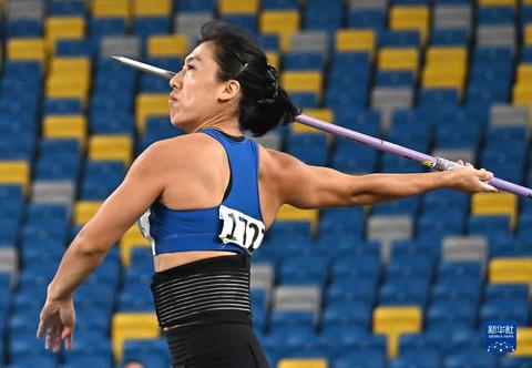 全運會-田徑女子標槍：山東隊選手劉詩穎獲得冠軍