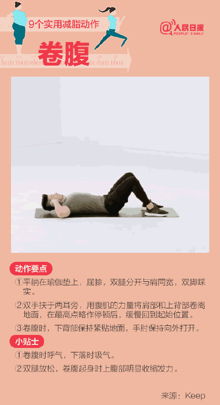 轉存!9個實用減脂動作幫你瘦下來 轉存!9個實用減脂動作幫你瘦下來