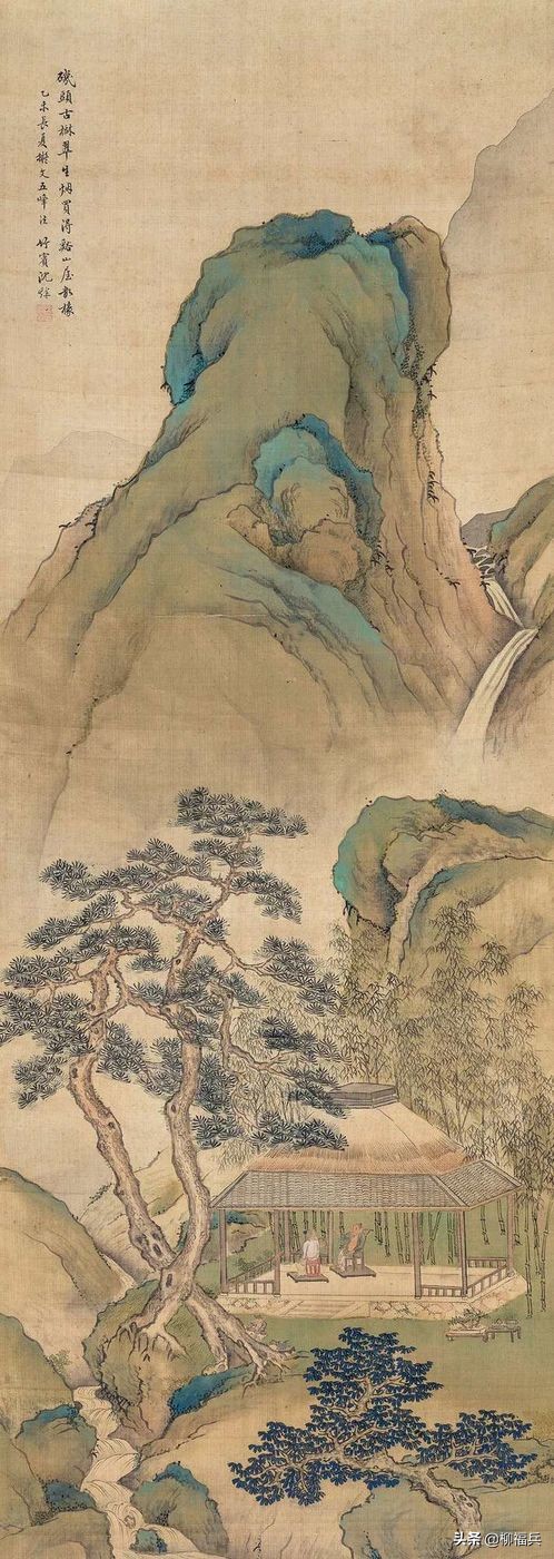 名家山水畫《疊翠圖》欣賞