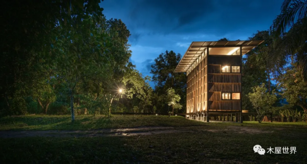理想主義風，清邁“木與山”小屋宅