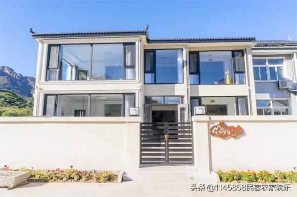 北京平谷金海湖淺山石語民宿，緊依大金山將軍關石河畔，LOFT別墅