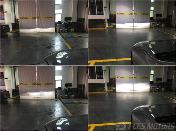 愛車小鵬P7深圳升級鐳射大燈，LEDD大燈改裝效果分享