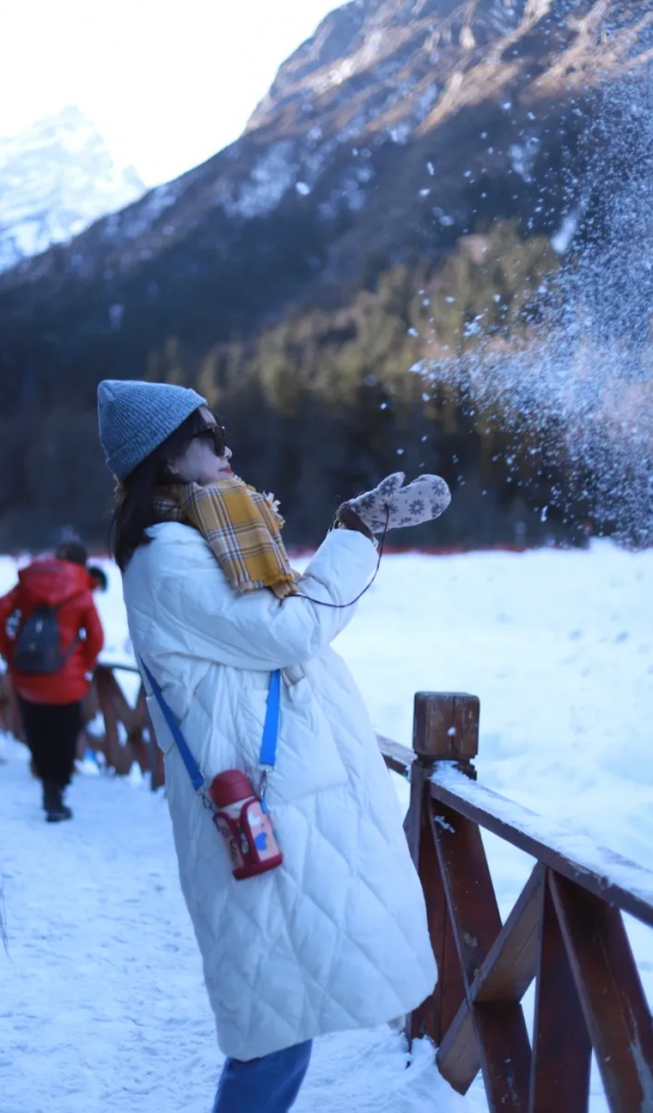 遊客拍系列 | 雪厚景美，現在去畢棚溝玩雪剛剛好