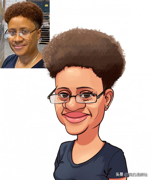 2021年畫的人物肖像漫畫作品精選