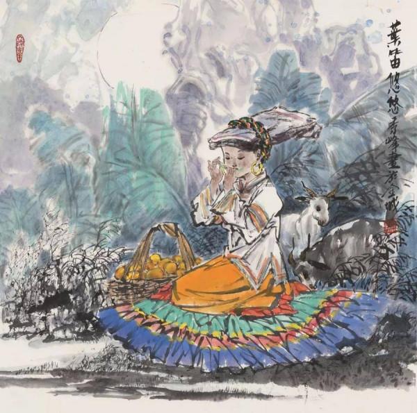 母愛如天一一李秀峰中國畫《陽光燦爛的日子》賞讀