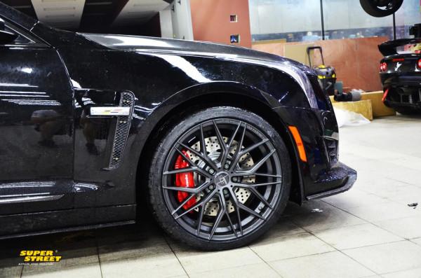 凱迪拉克ATS-L 全面黑化改裝打造黑武士風格