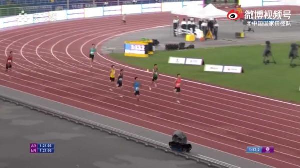 蘇炳添200米接力摘銀，山東隊破亞洲紀錄奪金