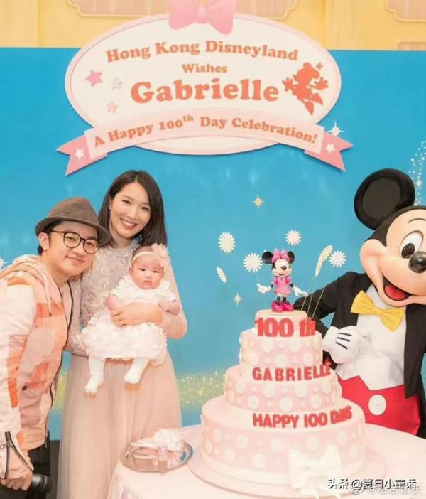 王祖藍夫婦帶女兒去迪士尼過萬聖節