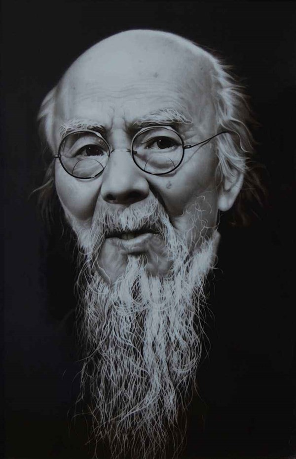 齊白石在畫院作畫，旁人問是否見過毛主席？齊白石：天天見到