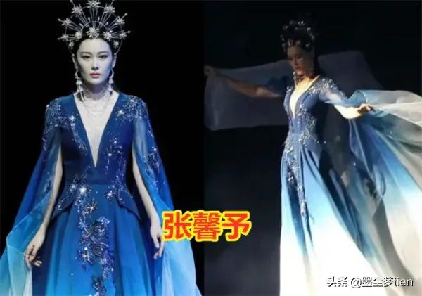 女明星走秀，熱巴有氣場，張予曦氣質好，曾可妮像油畫裡走出來的